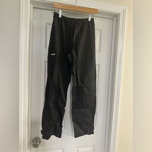 Vintage Columbia Pants Youth XLarge Black 100% Nylon Rain Wind Cargo Waterproof